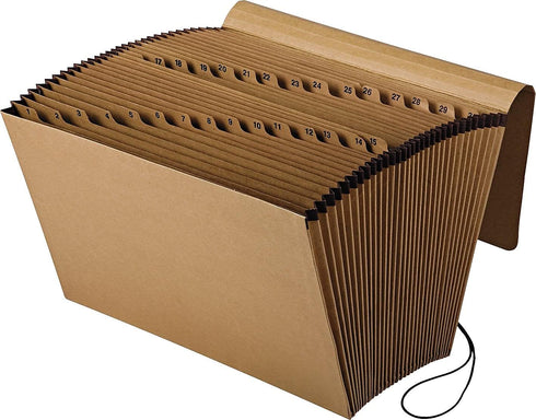 Pendaflex Expanding Kraft File with Flap - 1-31 Index, 15 x 10, Legal, Brown