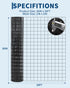 3 30ft 16GA 2x2 Inch Cattle Farm Fence,Galvanized Garden Fencing x Garden Border Metal Chicken Wire Fencing Mesh Roll