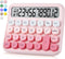 Mechanical Switch Calculator, Cute 12 Digit Large LCD Display, Great for Everyday Life and Basic Office Work