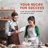 Bakers Recipe Book, Write Your Own Recipes & Record Details, Soft Vegan Leather, 128 Pages