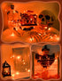 cshare 9.8ft 30LED Halloween String Lights Battery Operated With Timer - Orange Waterproof Lights for Outside