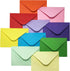 Gift Card Envelopes - Gummed 100-Count Mini Envelopes, 10 Colors, 4 x 2.7 Inches