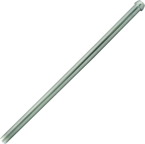 Westbrass D121-07 1/2" x 12" Brass Bullnose Faucet Riser Supply Line, Satin Nickel