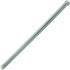 Westbrass D121-07 1/2" x 12" Brass Bullnose Faucet Riser Supply Line, Satin Nickel