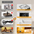 Yostyle Bedside Table Lamp - 4 USB Ports and AC Power Outlets with Alarm Clock Base