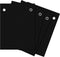 Oudain 4 Pcs High Temperature Carbon Felt Welding Blanket, 12" x 9", Fireproof Mat for Soldering Repairs