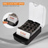 Eagle Business Card Box, Push-Button Storage for up to 350 Cards