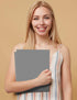 SUNEE Folders with Pockets - 25 Pack, Gray, 2 Pocket Folders Fit Letter Size Paper for School Office Home Business