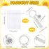 Zhanmai 12 Sets Sunflower Appreciation Gifts Sunflower Retractable Badge Holder Inspiration Keychains Thank You Gifts