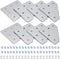 4040 Aluminum Extrusion Connector Bracket Set, 8PCS Joint Plates, M5 Wrench, T-Slot Nuts for 4040 Profile