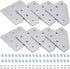 4040 Aluminum Extrusion Connector Bracket Set, 8PCS Joint Plates, M5 Wrench, T-Slot Nuts for 4040 Profile