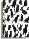 Cat Notebook, Cat Journal, Black Cat Spiral Notebook, Cat Office Supplies, 5.5x8.3 Inches