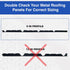 Duco 9in. Profile Classic Rib Foam Closure Strips for Metal Roofing Panels - 3 ft Long Outside Roof Closure Strips (1 Pcs)