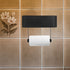 PRETYZOOM Stainless Steel Toilet Paper Holder with Tissue Box Wall-Mounted Wipe Holder for Bathroom and Kitchen, Square