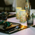 Butterfly Floral LED Lights Pillar Candles Color Changing LED Flameless Candles Multicolor Battery Operated Candles
