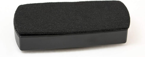 Audio-Visual Direct Black Magnetic Eraser for Glass Dry-Erase Boards with Replaceable Felt