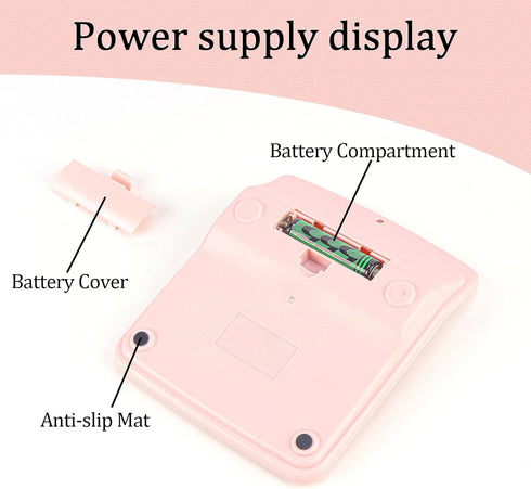 Desktop Calculator, Battery and Solar, Big Buttons Easy to Press for Office, Large Display