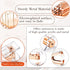 Yaomiao 13 Pcs Acrylic Desk Accessories Kit Organizer Gift Set for Women, Office Supplies, Rose Gold