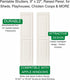 9" 22" 1 (RP922P-BX2) Shed Shutters Raised Panel W x H, Paintable for Sheds, Playhouses, and Chicken Coops Pair