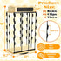 360 2 48 Counter Chip Rack Display Stand, Rotating Base Chip Bag Holder with Message Board, Tier Clips Snack Organizer