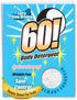 NobleWorks Jumbo Card for 60th Birthdays (8.5 x 11 Inch) - Fun Milestone Birthday Celebration, Big Group Greeting -