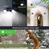 Solar Lights Outdoor - Motion Sensor Security Lights with Dual Head Spotlights for Garden Garage Patio