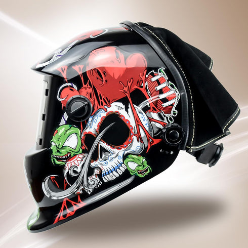 Heat-Resistant Leather Welding Bib for Enhanced Protection - Fits Most Helmets