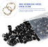 Hotop Push to Connect Fittings Air Line Kit, 60 Pieces Quick Release Connectors, 15 Splitters, 15 Elbows, 15 Tee