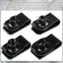 25 Pcs Extruded U Type Nuts, Bumper Fender U Style Clip Fasteners for Automotive Metal Fender Grill