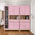 15.8 197 Glossy Pink Contact Paper, Peel and Stick Self-Adhesive Removable Glitter Wallpaper for Kitchen Cabinets