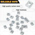 KOOTANS 100pcs 2020 Series Sliding T Nuts, Metric M3 Thread Slide in Hammer Head T-Nut for 6mm T-Slot