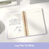 Yoment 6 x 8 College Ruled Subject Spiral Notebook, 100 GSM Thick Paper, Purple Bound Journal for Work School Office