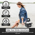 Drink Caddy Portable Drink Carrier and Reusable Coffee Cup Holder - 4 Cup Collapsible Tote Bag with Organizer Pockets