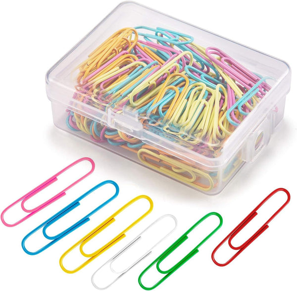 Paper Clips 28mm Assorted Color Paperclips(75pcs) for Office Premium Clips for Paperwork Paper Clips Small Durable Rustproof Paper Holder Letter Holder Great for Office School Document Organizing by MR.INK