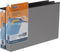QuickFit Heavy Duty 11 x 17 Inch Spreadsheet View Binder, 1.5 Inch, Locking Angle D Ring, Black, 2 Pack