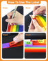 Cesil 2Pcs Accordion File Organizer, 13 Pockets, A4 Letter Size Document Receipt Holder for Home, Office, Classroom