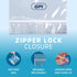 Assorted Clear Plastic Zip Bags - GPI 400 Pack, 2 Mil, Resealable Zip Top Lock for Jewelry, Storage, Packaging