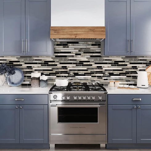Livebor Peel and Stick Wallpaper, Kitchen Backsplash Wallpaper 17.7"x118.1", Waterproof Contact Paper