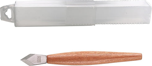 Marking Knife with Plastic Protector, Premium Woodworking Tool with High Speed Steel Blade and Rose Wood Handle