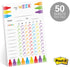 Cheerful Crayon Design Weekly Chore Chart, 6" x 10" Sticky Note Fill in Task List