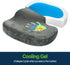 Gel Seat Cushion for Office Chair, Non-Slip Gel Memory Foam Coccyx Cushion for Tailbone Pain Relief, Desk Chair Car