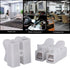 Push Quick Wire Cable Connectors, 50pcs 2 Pin Spring Wire Connectors for Lighting Electrical and Automotive Wiring