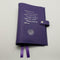 Deluxe Double Alcoholics Anonymous AA Big Book & 12 Steps & 12 Traditions Cover, Purple