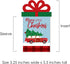Set 8 Big Dot of Happiness Merry Little Christmas Tree - Red Car Christmas Party Money and Gift Card Sleeves - Nifty