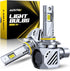 AUXITO 9006 LED Bulbs, 1000% Brighter, 3 Min Quick Install,Non-Polarity Plug and
