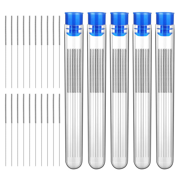 50 Pieces 3D Printer Nozzle Cleaning Kit, 0.4 mm Stainless Steel Needles Cleaner for 3D Printer Accessory