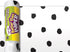 Teacher Created Resources Fun Size Black Painted Dots on White Better Than Paper Bulletin Board Roll
