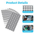 Fukaisu 1224pcs 3D 3D (1000pcs 6mm/0.24in 224pcs 3mm/0.12in) Scanning Markers, High Reflective Scanner Tracking Dots