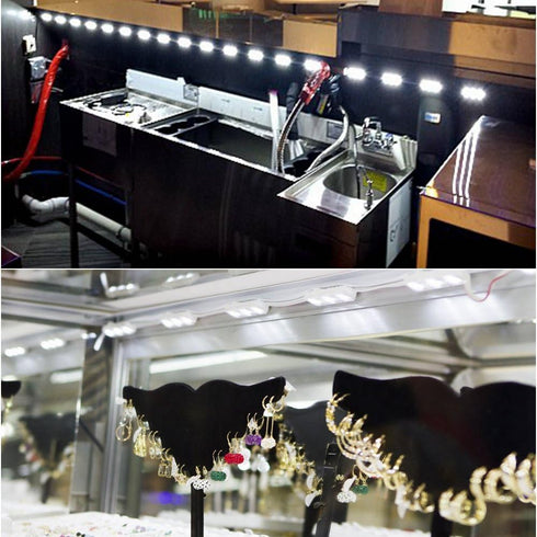 Minbow 20FT 40pcs 3led 2835 Store Front LED Light Waterproof White LED Module Light, Plug and Play for Indoor/Outdoor