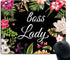 Smooffly Custom Gaming Mouse Pad - Floral Lady Funny Design